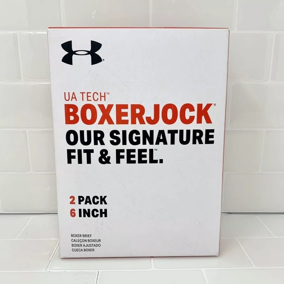 Under Armour UA Tech Boxerjock 6" Boxer Briefs - Picture 2 of 6